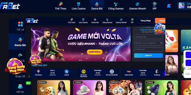 Hướng dẫn FaBet trải nghiệm các tựa game dễ dàng.